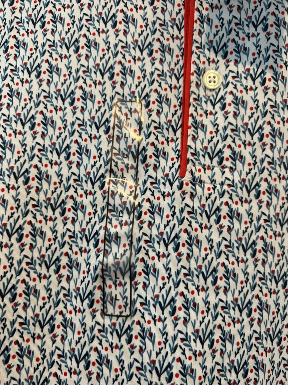 Puma White/Navy/Red Cloudspin Branch Polo - Picture 8 of 8